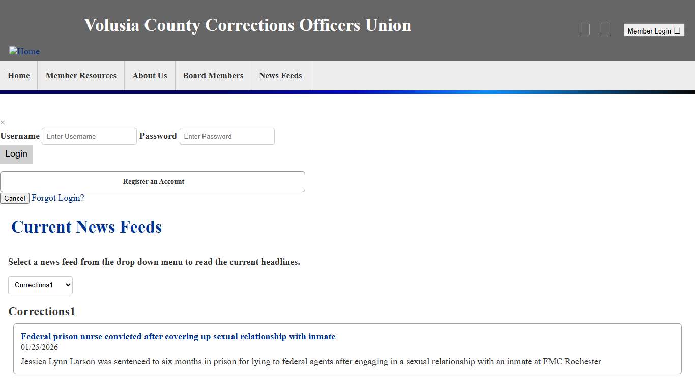 Volusia County Corrections Officers Union